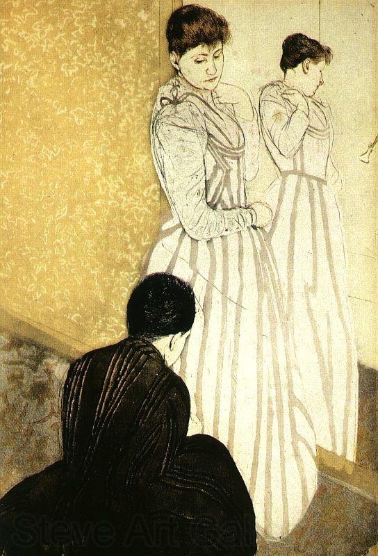 Mary Cassatt The Fitting